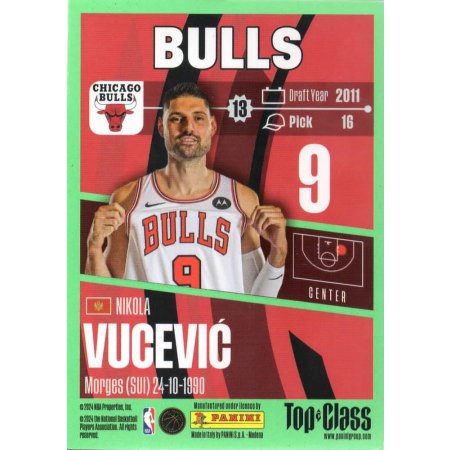 2023-24 PANINI NBA Top Class - #23 - Nikola Vucevic - Chicago Bulls